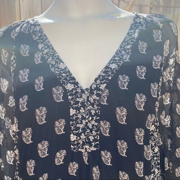 Joie Kessler Printed Silk Dress size medium - Picture 8 of 13